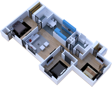 Three Bedroom / Two Bath